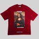 Graphic-print Cotton T-Shirt Red Oversize