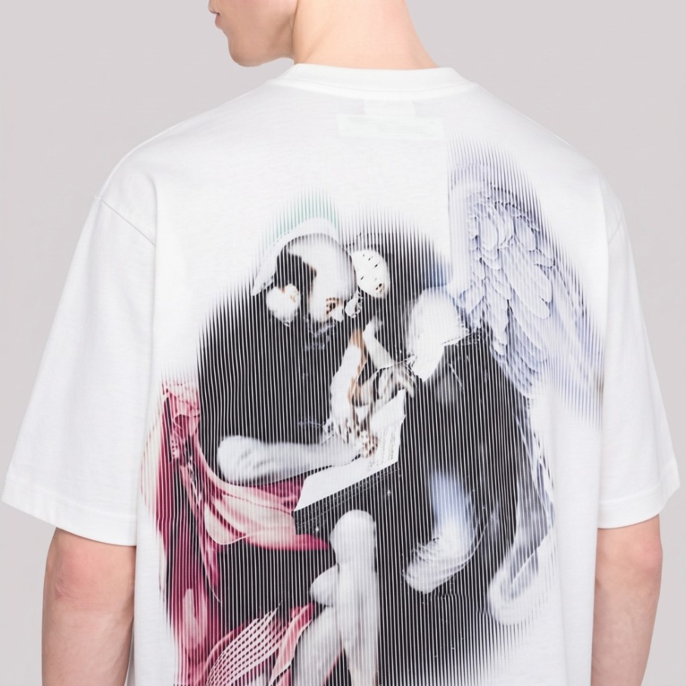 Vibe Arrow T-shirt White Oversize