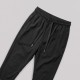 Milano Triangle Logo Black Technical Jogger Pants Milano Triangle Logo Black Technical Jogger Pants