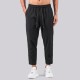 Milano Triangle Logo Black Technical Jogger Pants Milano Triangle Logo Black Technical Jogger Pants