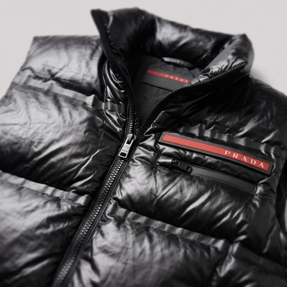 Light Re-Nylon Down Vest Black