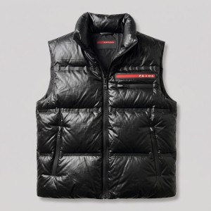 Light Re-Nylon Down Vest Black