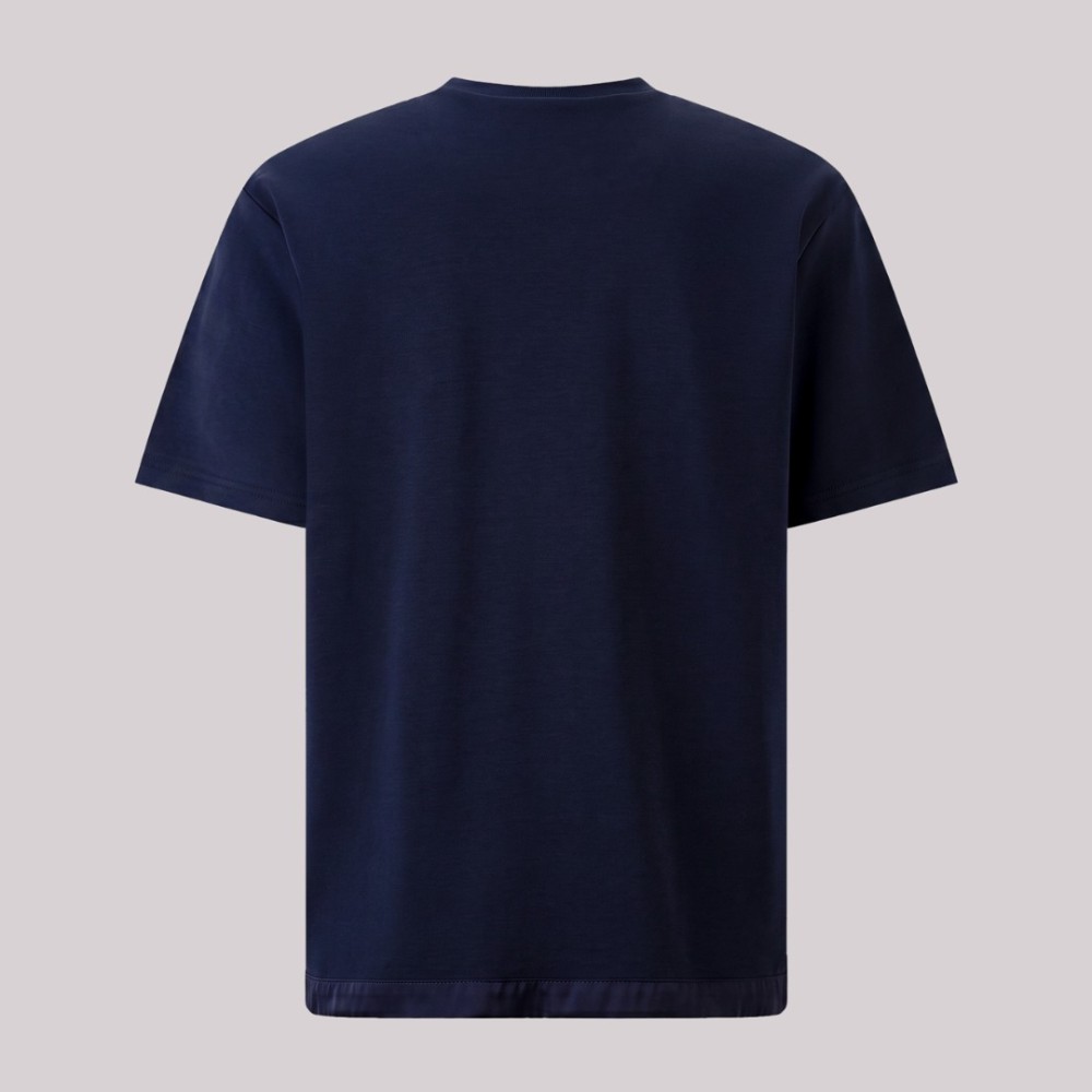 Pocket Cotton T-Shirt Navy