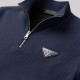 Zip-neck Polo Navy Zip-neck Polo Navy