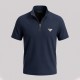 Zip-neck Polo Navy Zip-neck Polo Navy