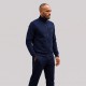 Navy Blue Track Suit Set Two-Piece