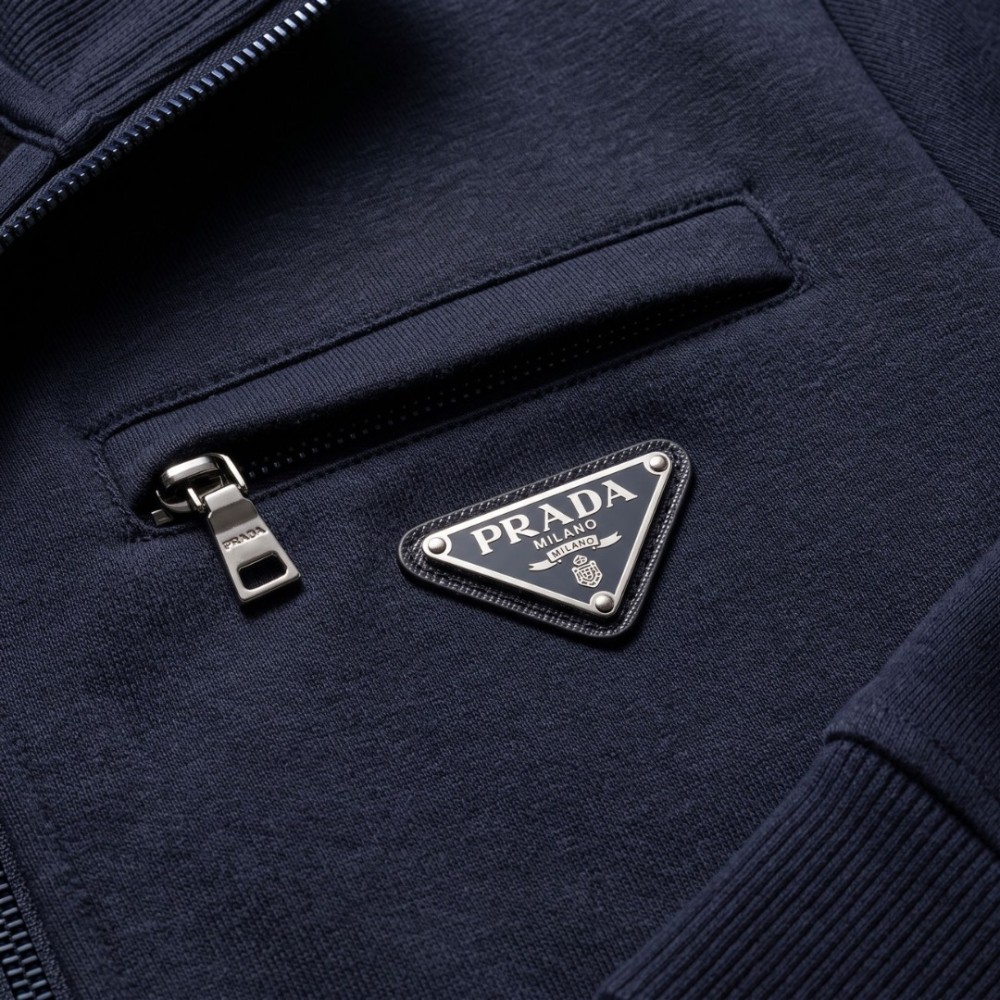 Navy Blue Track Suit Set Two-Piece