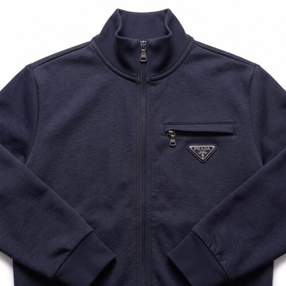 Navy Blue Track Suit Set Two-Piece