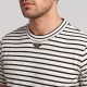Striped Cotton Jersey T-Shirt White / Black Striped Cotton Jersey T-Shirt White / Black