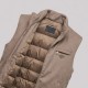Wool & Cashmere Down Vest in Light Brown Wool & Cashmere Down Vest in Light Brown