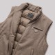 Wool & Cashmere Down Vest in Light Brown Wool & Cashmere Down Vest in Light Brown