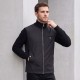 Re-Nylon Contrast Panel Zip-Up Mock-Neck Sweatshirt in Black Re-Nylon Contrast Panel Zip-Up Mock-Neck Sweatshirt in Black