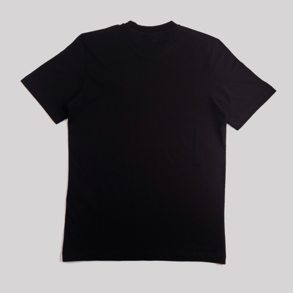 Cotton Logo Printed T-Shirt Black