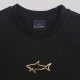 Cotton Logo Printed T-Shirt Black
