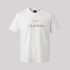 Cotton Print Wild Logo T-Shirt White