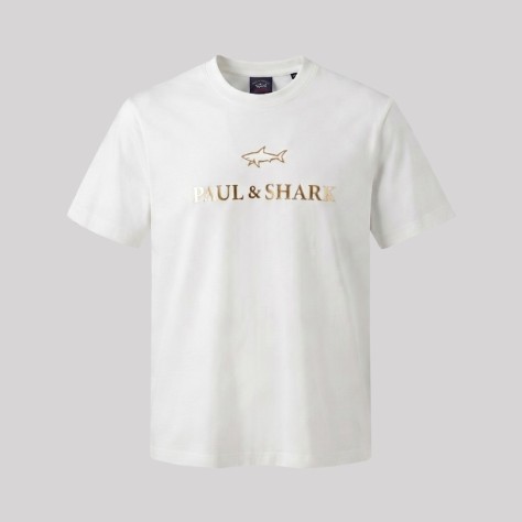 Cotton Print Wild Logo T-Shirt White