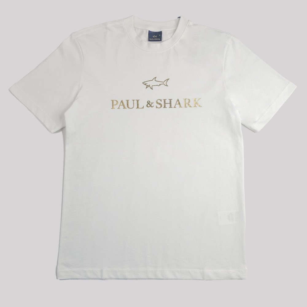 Cotton Print Wild Logo T-Shirt White