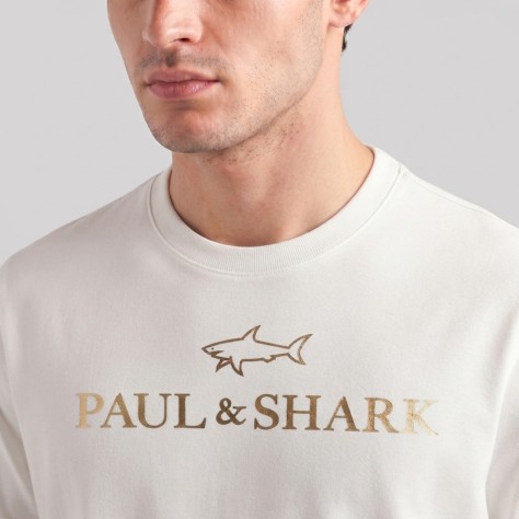 Cotton Print Wild Logo T-Shirt White