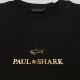 Printed Wide Logo Cotton T-Shirt Black / Gold Printed Wide Logo Cotton T-Shirt Black / Gold