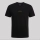 Printed Wide Logo Cotton T-Shirt Black / Gold Printed Wide Logo Cotton T-Shirt Black / Gold