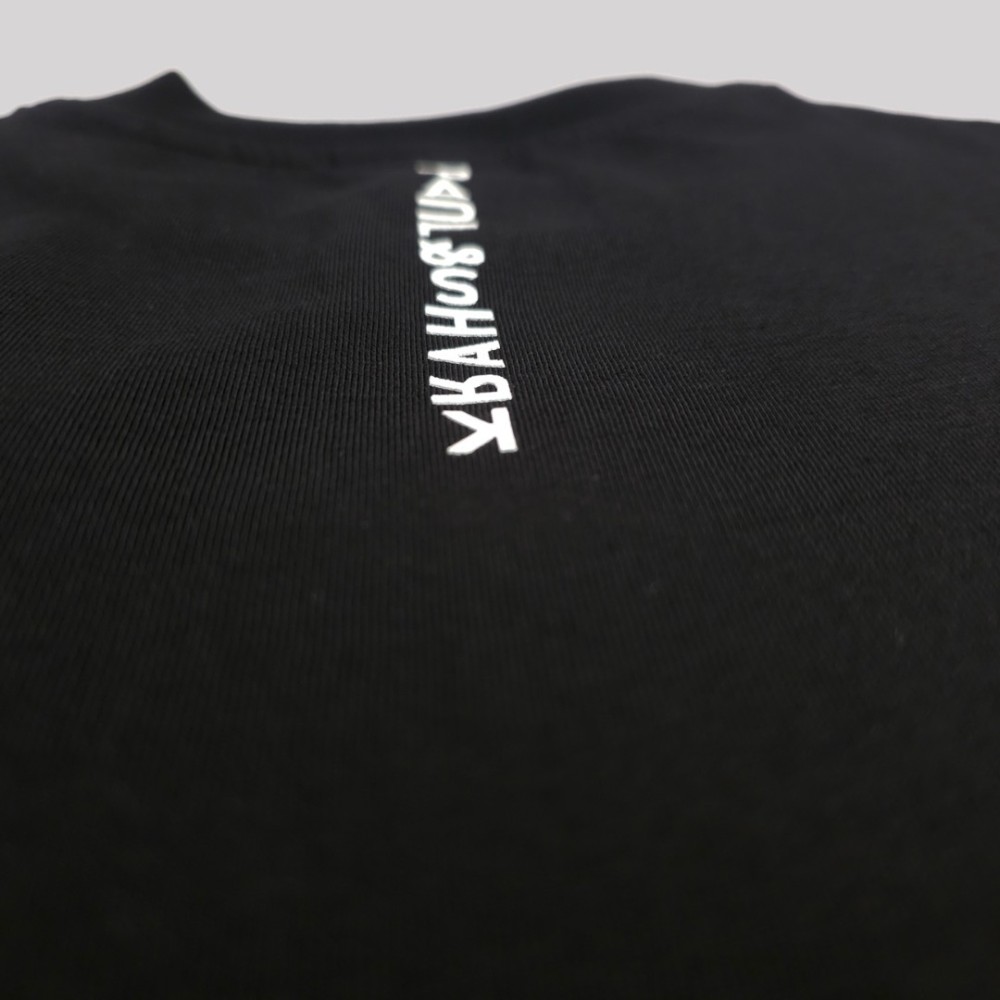 Cotton Print Small Logo T-Shirt Black