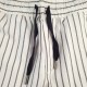 Striped Cotton Pants White/Black Striped Cotton Pants White/Black