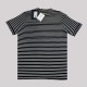 Striped Cotton Jersey T-Shirt Black / White Striped Cotton Jersey T-Shirt Black / White