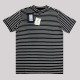 Striped Cotton Jersey T-Shirt Black / White Striped Cotton Jersey T-Shirt Black / White