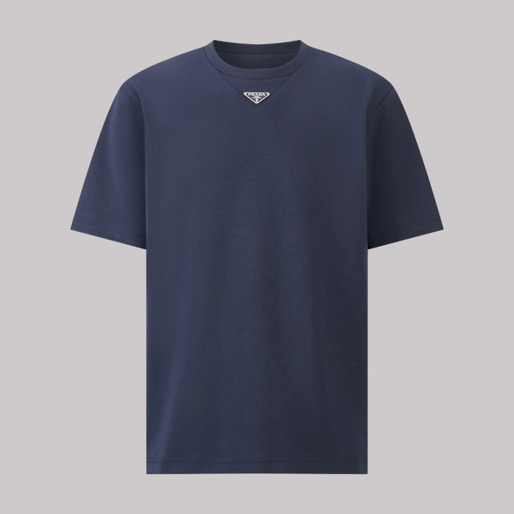 Aviator Blue Cotton T-Shirt Navy