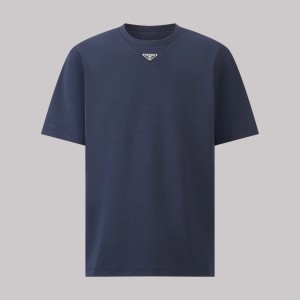 Aviator Blue Cotton T-Shirt Navy