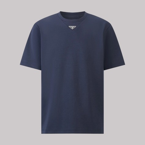 Aviator Blue Cotton T-Shirt Navy