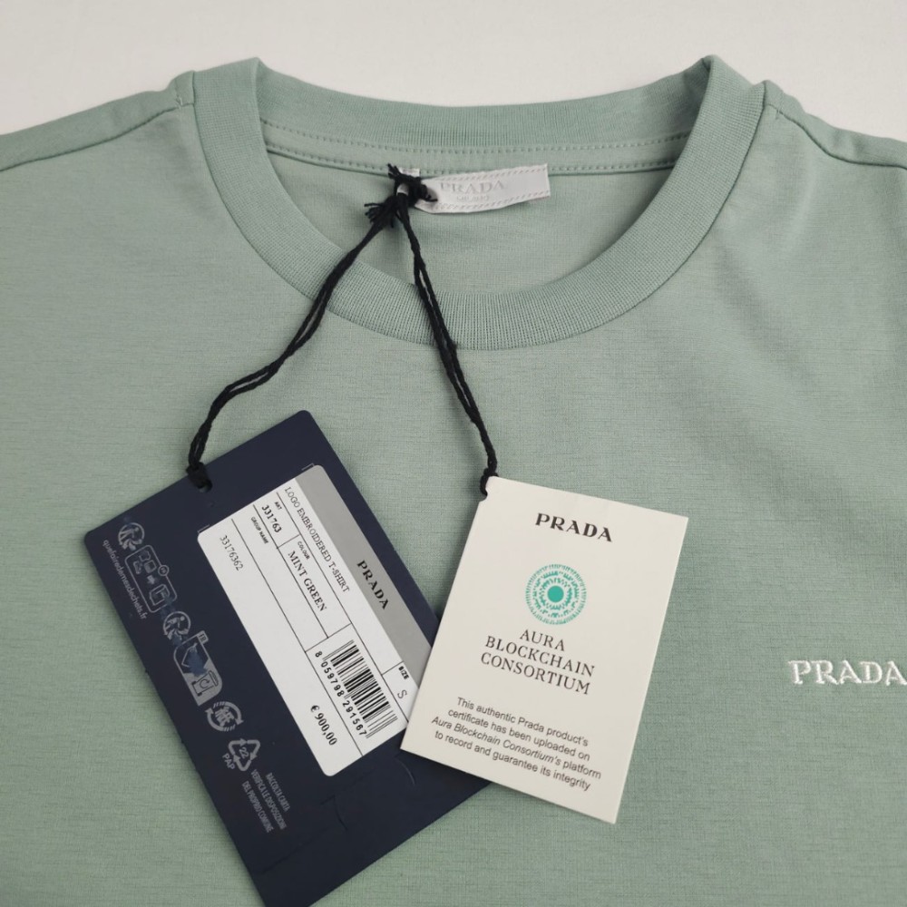 Logo Printed Cotton T-Shirt Green Logo Printed Cotton T-Shirt Green