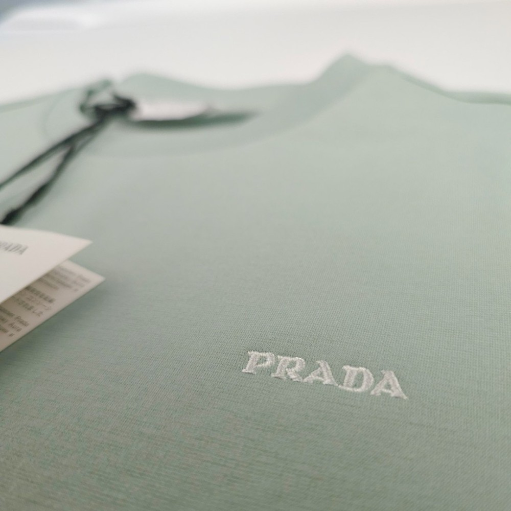 Logo Printed Cotton T-Shirt Green Logo Printed Cotton T-Shirt Green