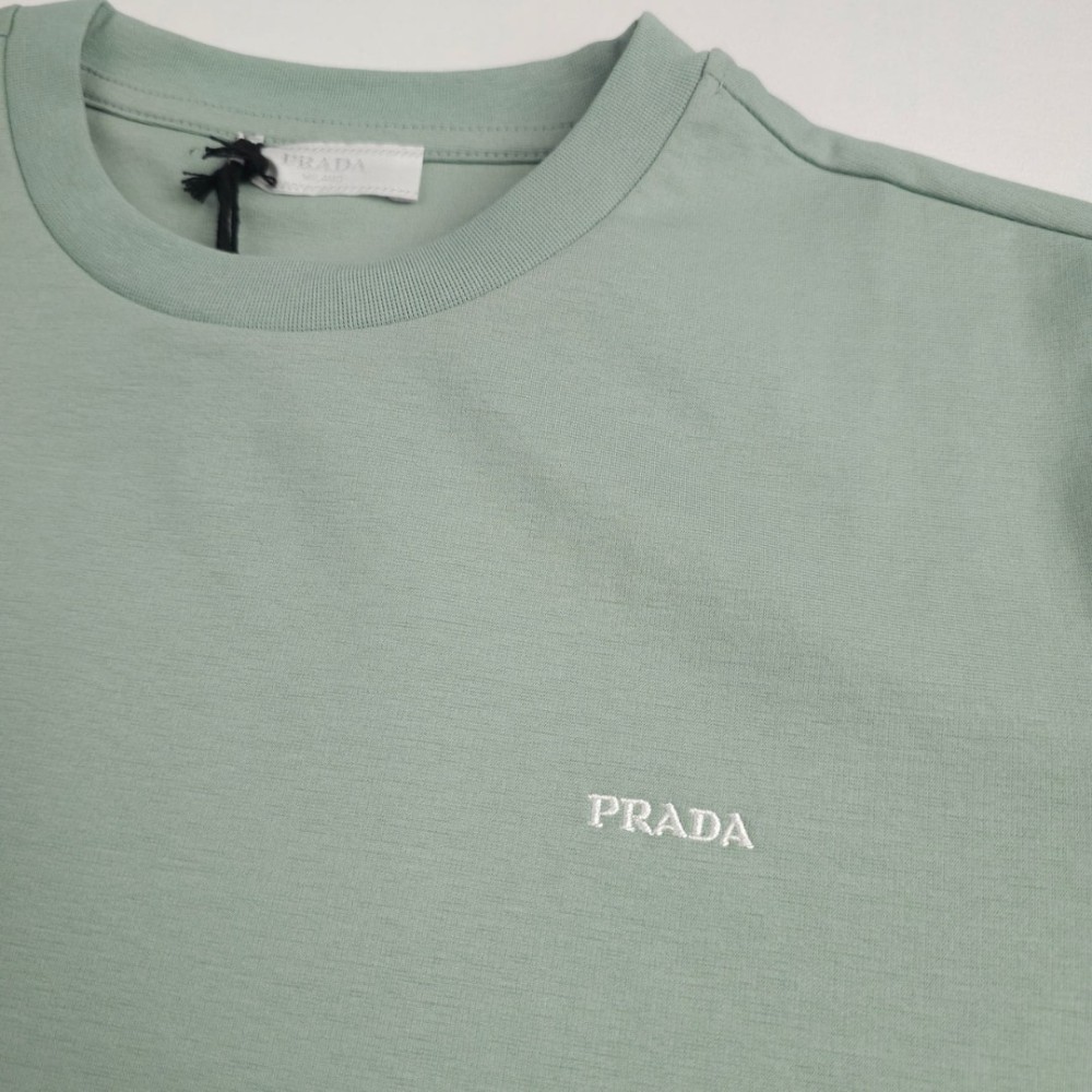 Logo Printed Cotton T-Shirt Green Logo Printed Cotton T-Shirt Green