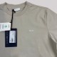 Emboided Small Logo Cotton T-Shirt Olive Emboided Small Logo Cotton T-Shirt Olive