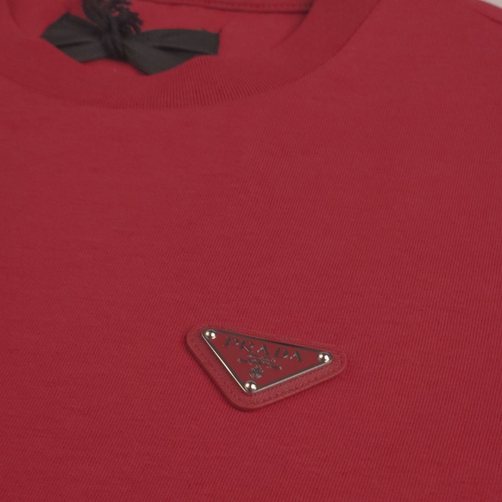 Aviator Cotton T-Shirt Red