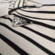 Striped Cotton Jersey T-Shirt White / Black Striped Cotton Jersey T-Shirt White / Black