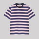 Striped Cotton Jersey T-Shirt White / Blue