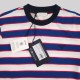 Striped Cotton Jersey T-Shirt White / Blue