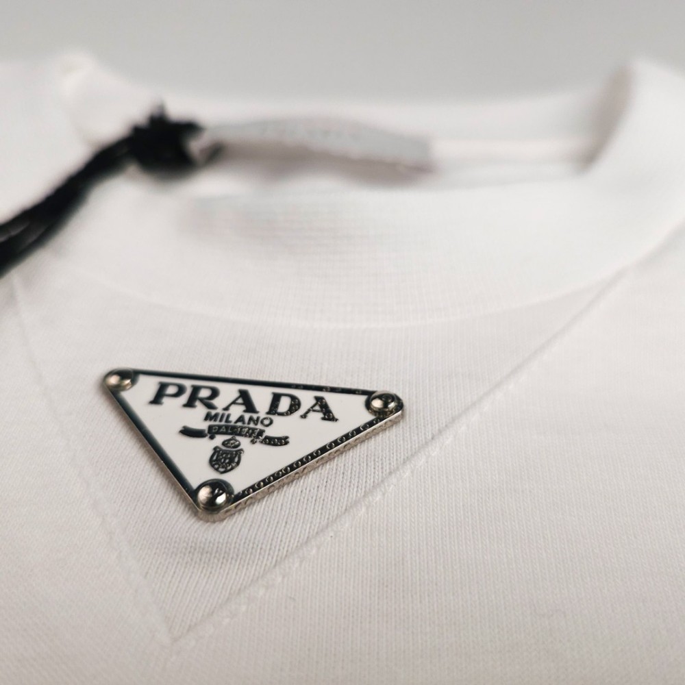 Aviator Blue Cotton T-Shirt White Aviator Blue Cotton T-Shirt White