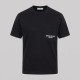Cotton Short-Sleeve Pocket Marine T-shirt Black