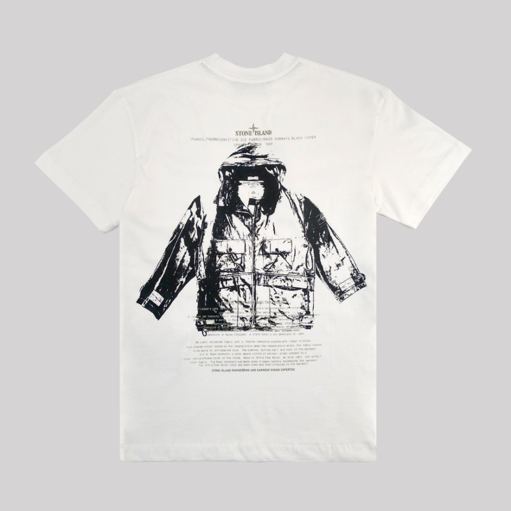 Archivio Cotton Short-Sleeve T-shirt White Archivio Cotton Short-Sleeve T-shirt White