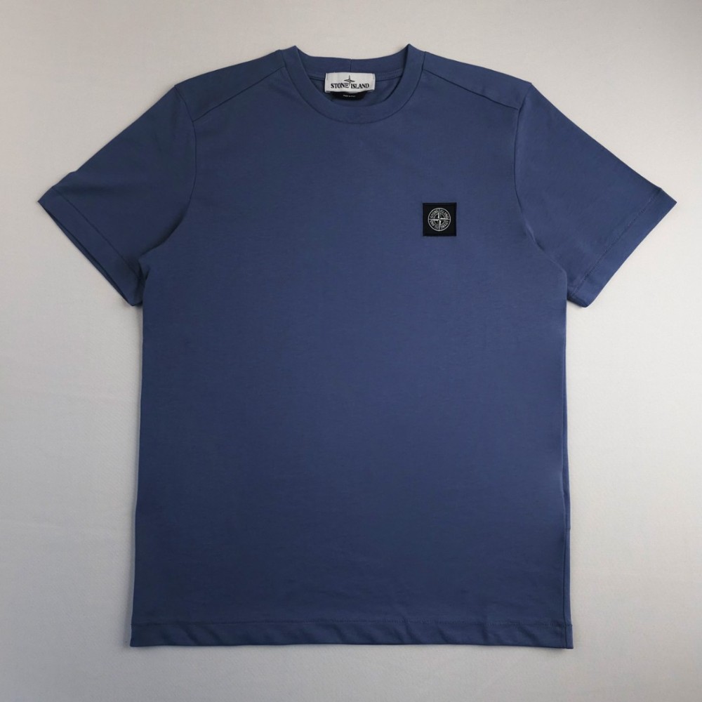Logo-Patch Short-Sleeve T-shirt Blue