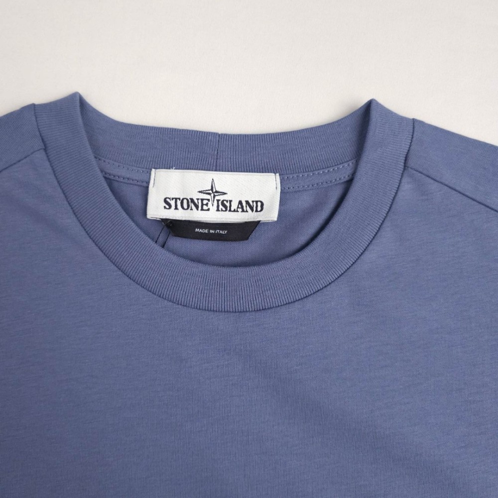 Logo-Patch Short-Sleeve T-shirt Blue