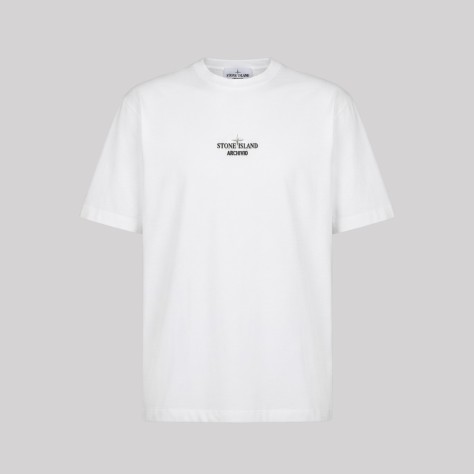Archivio Cotton Short-Sleeve T-shirt White
