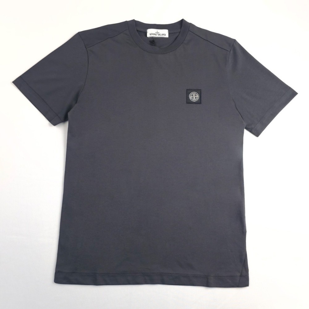 Logo-Patch Short-Sleeve T-shirt Dark Grey