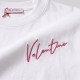 Garavani Logo-Embroidered Cotton T-Shirt White Garavani Logo-Embroidered Cotton T-Shirt White