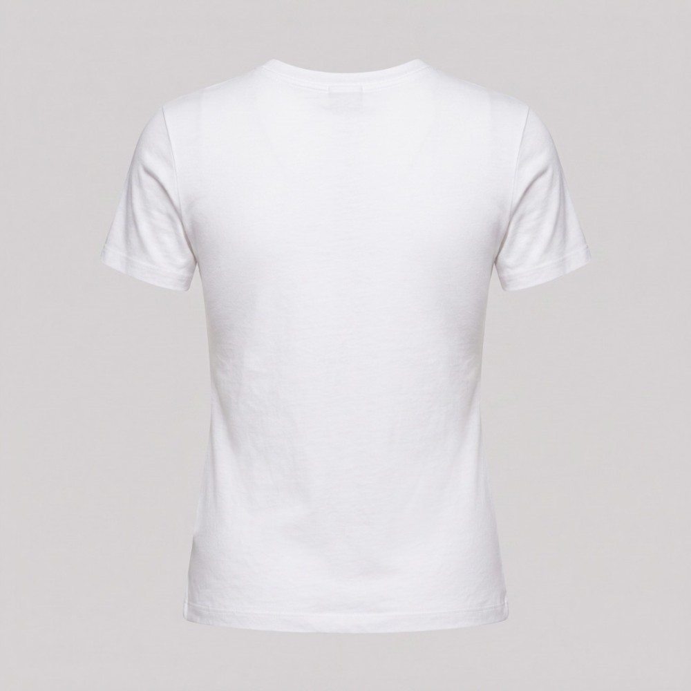 Short-sleeved Crew-Neck T-shirt White Short-sleeved Crew-Neck T-shirt White