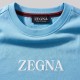 Contrast Logo Signature T-Shirt in Sky Blue