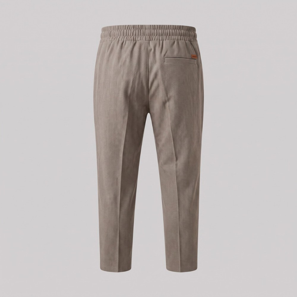 Incotex Drawstring Tailored Trousers Beige Incotex Drawstring Tailored Trousers Beige